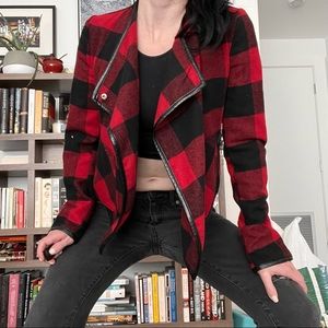 Dex Plaid Moto Jacket